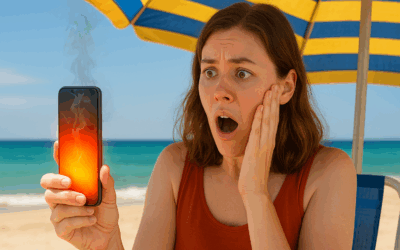Smartphone bollente sotto il sole? Ecco 6 consigli per tenerlo al fresco