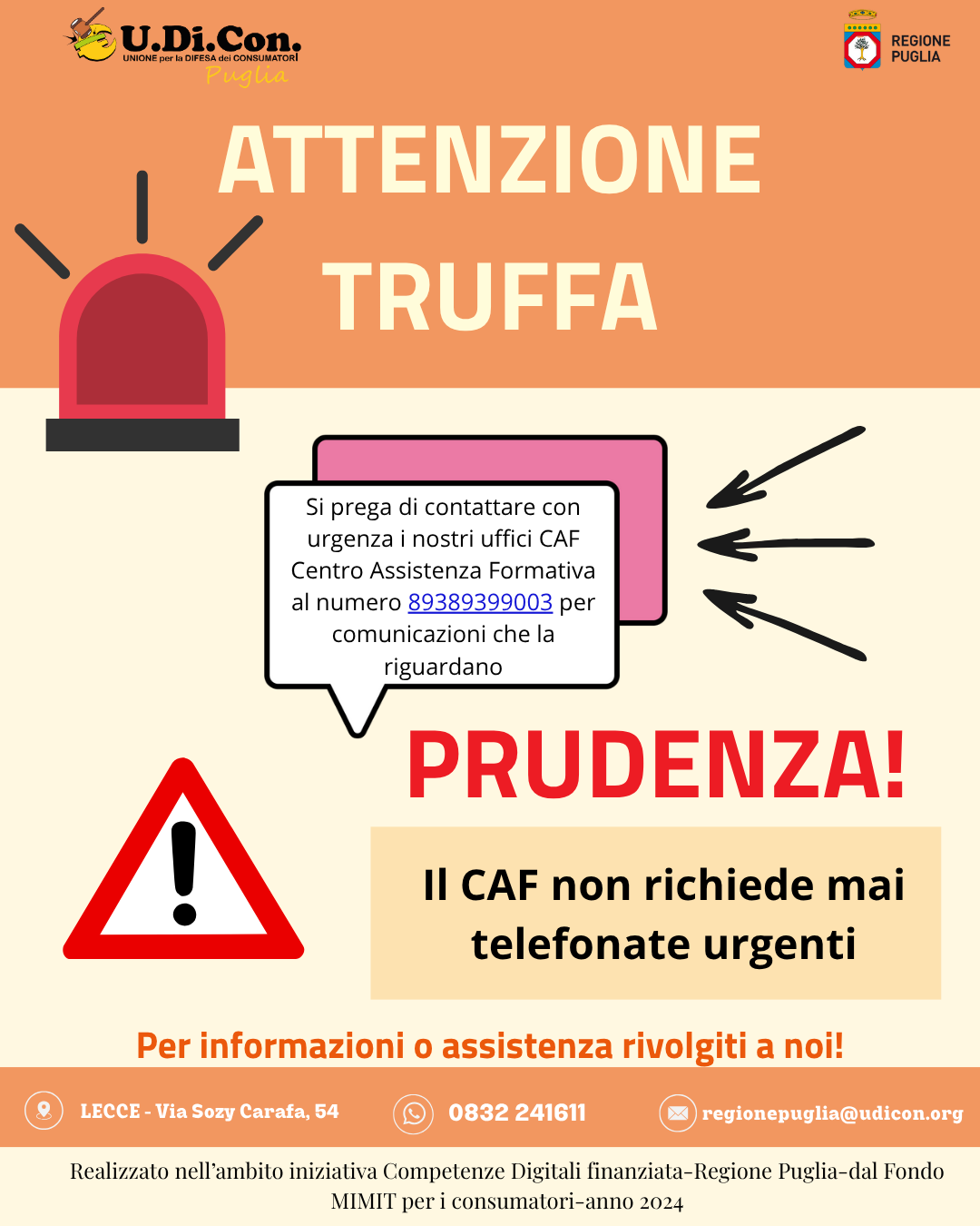 truffa caf
